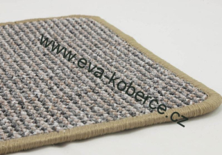 Bytový smyčkový koberec Titan 1423 šedo béžový